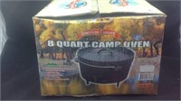 American camper cast-iron 8 quart camp oven