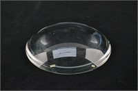 Magnifying Clear Glass Paperweight