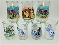 Lot of 7 Character Jelly Jars