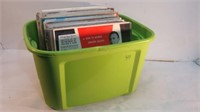 Approx 66 Records in Green Tote