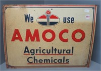 Tin Amoco Standard sign. Measures: 11.75" H x 16"