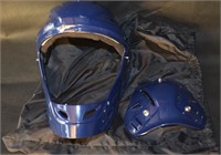 All Star Youth Blue Baseball Catchers Mask Helmet
