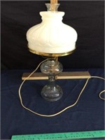 Electrified oil lamp - 20 in tall