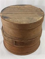 Wooden Round Vintage Dish Storage with Lids