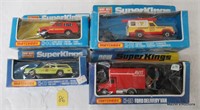 4 Matchbox Super Kings Vehicles