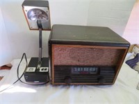 RCA radio and Cosmo lamp alarm
