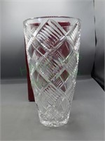 Stunning 11" Gorham etched vase - Made in Poland