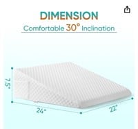 Bed Wedge Pillow for After Surgery Premium 7.5"