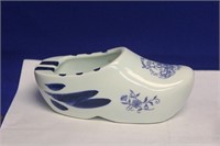 Delft Style Blue and White Clog Ashtray