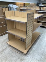 Commercial wooden shelf