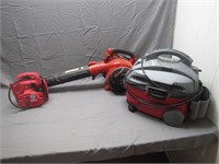 Shop Vac & Gas Leaf Blower