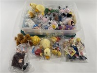 Tote Full of Plush Toys: Ty Beanie Baby Camel
