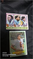 1979 NFL Quarterbacks card and 1980 John James