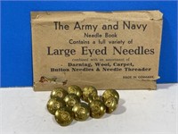 22 Vintage Military RCASG Small Buttons &