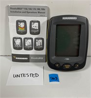 Humminbird PiranhaMAX 150 Fish Finder Untested