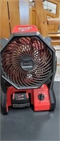 Milwaukee  M18 Fan, Works, Comes With Battery