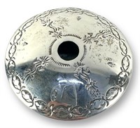 Don Platero Sterling Silver Navajo Seed Pot