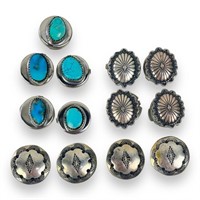 (13) Sterling Silver Button Covers