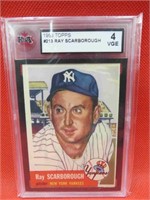 1953 Topps Ray Scarborough Graded Baseball Card