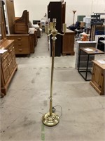 Gold Toned Tri Bulb Floor Lamp