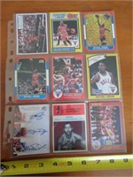 9 - ASSORTED BASKETBALL CARDS / SEE DESCR