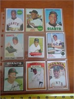 9 - WILLIE MAYS BASEBALL CARDS / SEE DESCR
