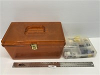 Sewing Lot Supplies Case & Box