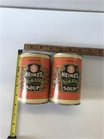 Vintage Heinz's Tomato Soup Can Banks Lot of 2