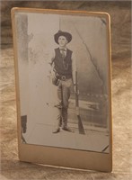 Cabinet Card of TX. Ranger Oliver J. "Ollie" Perry