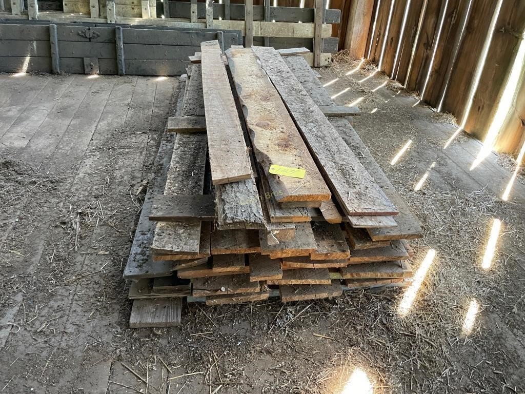 Pile of Rough Cut and Other 1" Boards