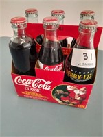 Coca Cola 6 Pack of 8 oz Glass Specialty Bottles