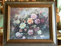 Floral print by Albert Williams 26" x 22”