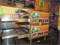 2 STACKED ELECTRIC PIZZA OVENS BY CTX & ASST'D.