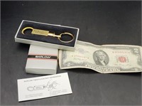 Red Seal $2 Bill and Barlow Key Chain