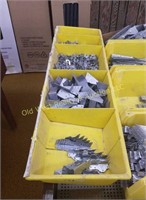 Tray of Plywood Clips & Truss Ties (#229)