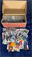 Shoebox mixed sports cards not researched see desc