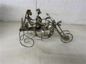 RETRO HANDCRAFTED METAL MOT0RCYCLE