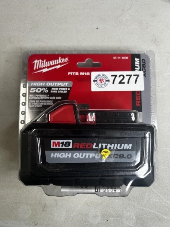 M18 red lithium Milwaukee battery  (New in pkg)