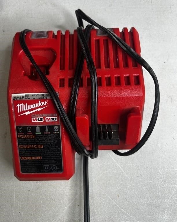 Milwaukee m12 and m18 chargers