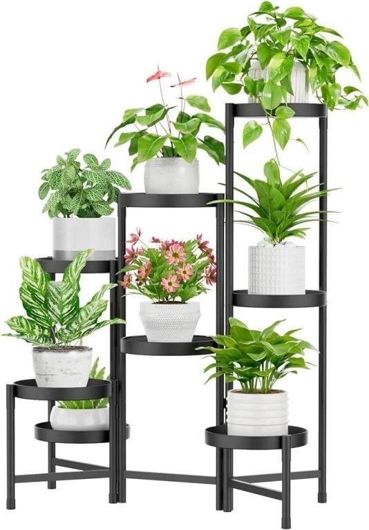 iDavosic.ly 8 Tier Metal Plant Stand for Indoor