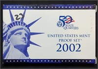 2002 US Mint Proof Set MIB