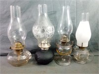 Beautiful Assortment of Vintage Style Oil Lamps