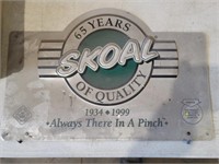 Skoal "65 Years Of Quality" Vint. Sign