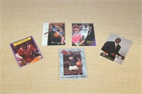 SELECTION OF LARRY JOHNSON TRADING CARDS