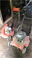 Turf pro push mower and Jacobson super bagger