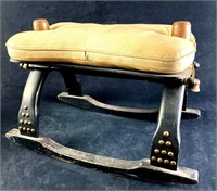 Egyptian Camel Saddle Rocking Chair