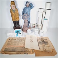 Concrete Sailor Statue, Posters, Mugs, Newspapers