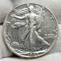 1942 W. Liberty Half Dollar XF