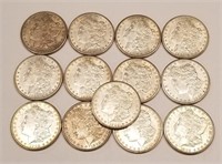 (13) 1902-O Silver Dollars AU-BU