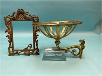 Brass Plant holder & Picture frame